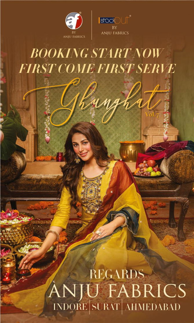 Ghunghat 7 Heavy Festive Wear Wholesale Readymade Designer Salwar Suit